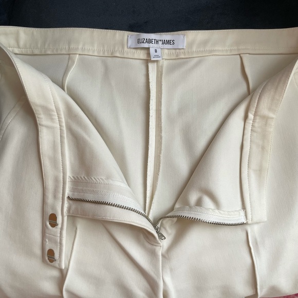 Elizabeth & James White Wide-Leg Trousers - Picture 3 of 5